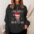 Santa Joe Biden Happy New Year Ugly Christmas Sweater Sweatshirt Gifts for Her