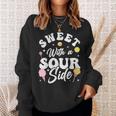 Funny Sweets Candy Patch Kids Sweet With A Sour Side Sweatshirt Gifts for Her