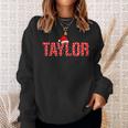 Taylor Santa First Name Christmas Taylor Sweatshirt Gifts for Her