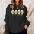 Thanksgiving Dinner Deviled Egg You Know Why Im Here Sweatshirt Gifts for Her