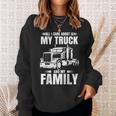 Funny Trucker Gifts Men Truck Driver Husband Semi Trailer Sweatshirt Gifts for Her