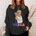 Funny Trump Salt Merica Freedom 4Th Of July Gifts Sweatshirt Gifts for Her