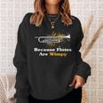 Funny Trumpet Gift Trumpeter Musician Music Sweatshirt Gifts for Her