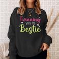 Funny Twin Matching Twins Day Friend Twinning With My Bestie Sweatshirt Gifts for Her