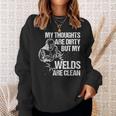 Funny Welding Designs For Men Dad Metal Workers Blacksmith Sweatshirt Gifts for Her