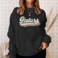 Gators Name Personalized Vintage Retro Gators Sport Name Sweatshirt Gifts for Her