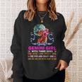 Gemini Girl Has Three Sides Birthday Gemini Funny Gifts Sweatshirt Gifts for Her