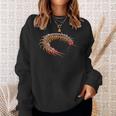 Giant Centipede Pet Lover Creepy Realistic Millipede Sweatshirt Gifts for Her