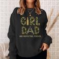 Girl Dad Her Protector Forever Proud Fathers Day Gift For Mens Sweatshirt Gifts for Her