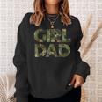 Girl Dad Men Proud Father Of Girls Fathers Day Camo Sweatshirt Gifts for Her