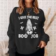 I Give The Best Boo Job Joke Halloween Inappropriate Sweatshirt Gifts for Her