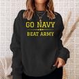 Go Navy Beat Army Us Football Funny Army Sports Gift Sweatshirt Gifts for Her