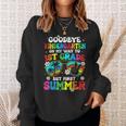 Goodbye Kindergarten Graduation To 1St Grade Hello Summer Sweatshirt Gifts for Her