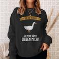 Goose Gift - Crazy & Geese Love Me Sweatshirt Gifts for Her