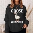 Goose Whisperer Gift For Geese Farmer Sweatshirt Gifts for Her