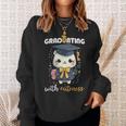 Graduating With Cuteness Kawaii Cat Graduation 2023 Sweatshirt Gifts for Her