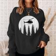 Great Helicopter Pilot Retro Gift Men Sweatshirt Gifts for Her