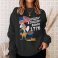 Grillin & Chillin Since 1776 4Th Of July Sweatshirt Gifts for Her