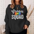 Groom Squad Gift Lgbt Same Sex Gay Wedding Husband Men Sweatshirt Gifts for Her