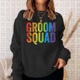 Groom Squad Party Lgbt Same Sex Gay Wedding Husband Men Sweatshirt Gifts for Her