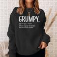 Grumpy For Fathers Day Regular Grandpa Grumpy Sweatshirt Gifts for Her