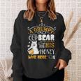 Grumpy Old Bear And His Honey Live Here Sweatshirt Gifts for Her