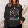 Hand Flag Tree Root Latino National Hispanic Heritage Month Sweatshirt Gifts for Her