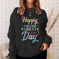 Happy Grandparents Day Tie Dye Sweatshirt Gifts for Her
