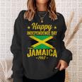 Happy Independence Day Jamaica 1962 Proud Jamaican Sweatshirt Gifts for Her