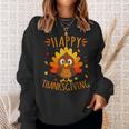 Happy Thanksgiving For Turkey Day Family Dinner Sweatshirt Gifts for Her