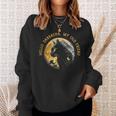 Hello Darkness My Old Friend Cat Moon Sweatshirt Gifts for Her