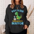 Hermano Mayor Dinosaurio Voy A Ser Hermano Mayor Sweatshirt Gifts for Her