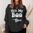 He's My Boo Matching Halloween Pajama Couples He's My Boo Sweatshirt Gifts for Her