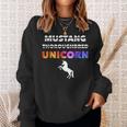 Hilarious Mustang Thoroughbred Unicorn Funny Gift Unicorn Funny Gifts Sweatshirt Gifts for Her