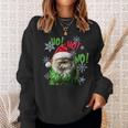 Ho Ho No Bad Cat Christmas Sweatshirt Gifts for Her