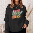 Horror Lover Creepy Chainsaw Bunny Creepy Sweatshirt Gifts for Her