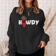 Howdy Country Western Wear Rodeo Cowgirl Southern Cowboy Sweatshirt Gifts for Her