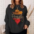 Howdy Cowboy Cowgirl Western Country Rodeo Howdy Men Boys Sweatshirt Gifts for Her