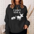 I Dont Give A Rats Ass Funny Offensive Offensive Funny Gifts Sweatshirt Gifts for Her