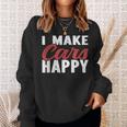 I Make Cars Happy Auto Detailer Car Detailing Cars Funny Gifts Sweatshirt Gifts for Her