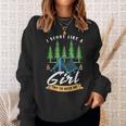 I Scout Like A Girl Try To Keep Up For A Scout Camping Sweatshirt Gifts for Her