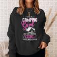 Im A Camping Girl Funny Cool Pink Tent Camper Gift For Womens Sweatshirt Gifts for Her