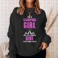 Im A Cool Camping Girl Funny Women Hiking Hunting Sweatshirt Gifts for Her