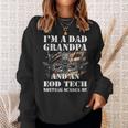 Im A Dad Grandpa And An Eod Tech Nothing Scares Me Sweatshirt Gifts for Her