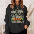 Im A Dad Grandpa And Vietnam Veteran Fathers Day Retro Sweatshirt Gifts for Her