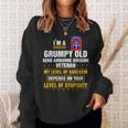 Im A Grumpy Old 82Nd Airborne Division Veteran Sweatshirt Gifts for Her