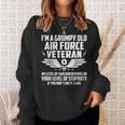 Im A Grumpy Old Air Force Funny Men Sarcasm Sweatshirt Gifts for Her