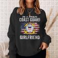 Im A Proud Coast Guard Girlfriend With American Flag Gift Sweatshirt Gifts for Her