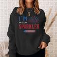 Im His Sparkler Fireworks Usa Flag Couples 4Th Of July Usa Funny Gifts Sweatshirt Gifts for Her