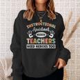 Instructional Coach Activity Instructional Assistant Sweatshirt Gifts for Her